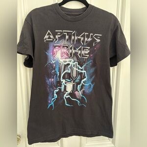 Transformers Black 2013 T-Shirt Optimus Prime Graphic Tee